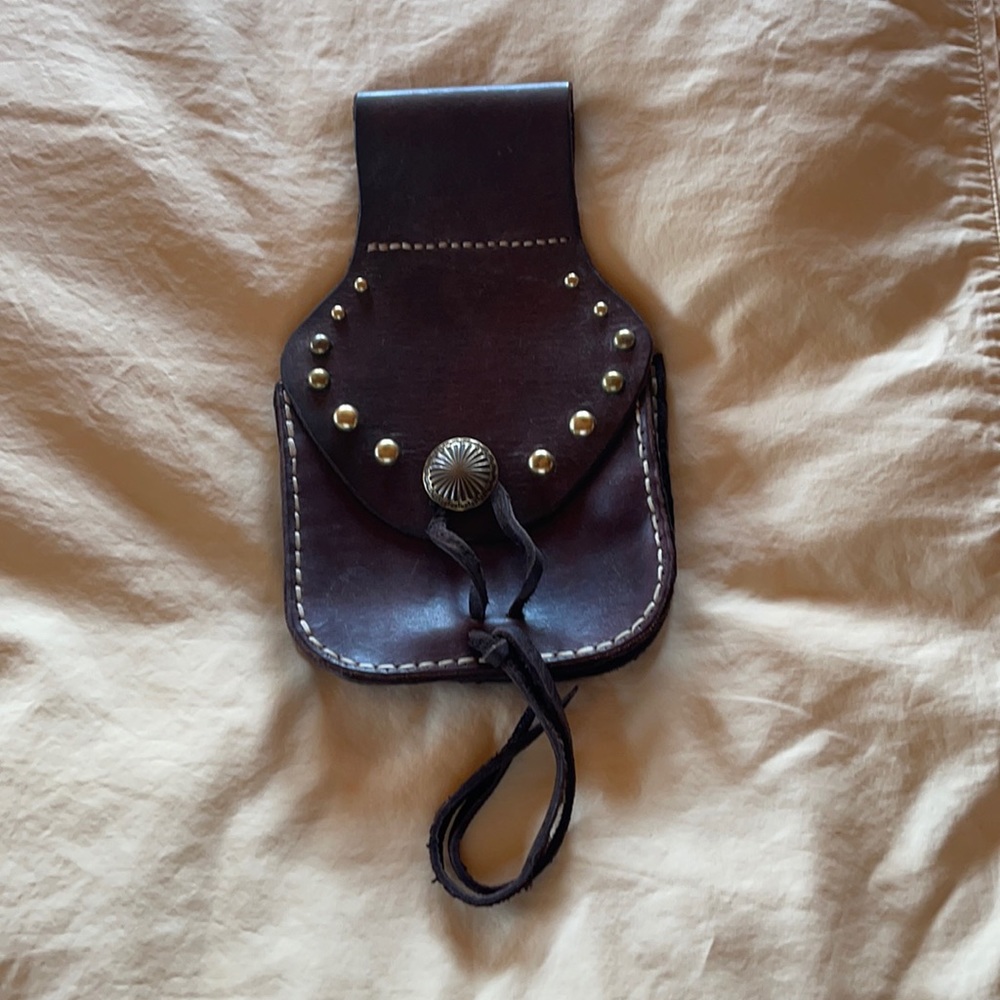 Beautifully hand crafted belt satchel.